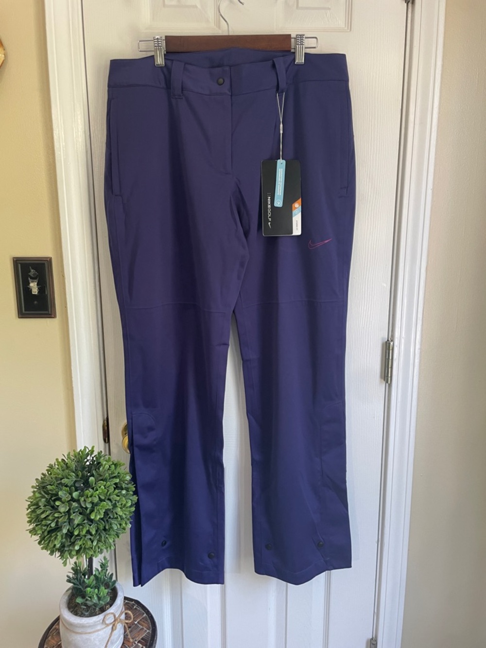 Nike Women's Deep Purple Golf Athletic Sporty Pants